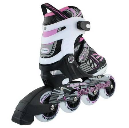 Adjustable rollers Nils Extreme on 9014 pink
